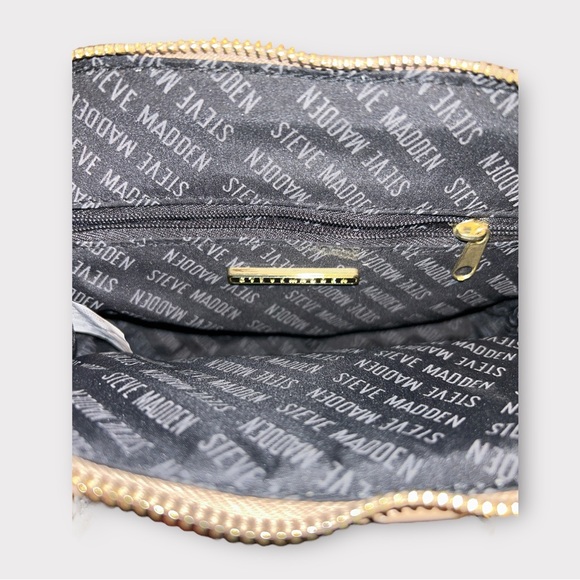 Steve Madden Quilted Purse Crossbody Brown NWT - Picture 3 of 3